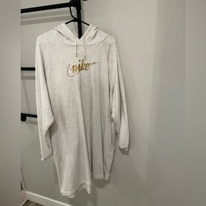 NIKE Oversized Sweatshirt Dress
